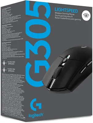 Logitech G305 LIGHTSPEED Wireless Gaming Mouse - Black 910-006041 • $75