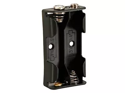 Velleman BH321B BATTERY HOLDER FOR 2 X AA-CELL (WITH SNAP TERMINALS) • $4.99