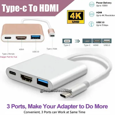 NEW Type C To HDMI HDTV TV Cable Adapter Converter For Samsung Galaxy S24+/Ultra • $12.99