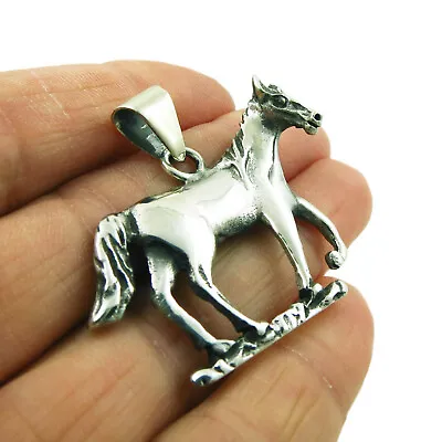 Hallmarked Equestrian 925 Sterling Silver Horse Pendant Jewellery For Women • £44.99