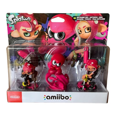 $199.99 • Buy Splatoon Octoling Amiibo 3-Pack For The Nintendo Switch - New/HTF/Box Damaged 🐙