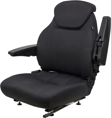 Fits JCB Telehandler Seat Assembly - Fits Various Models - Black Cloth • $349.99