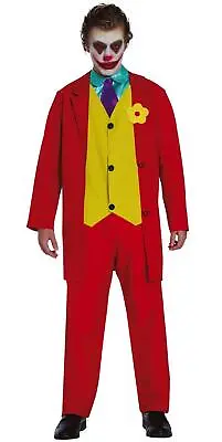 £12.99 • Buy Mens Mr Smile Fancy Dress Clown Villain Halloween Costume