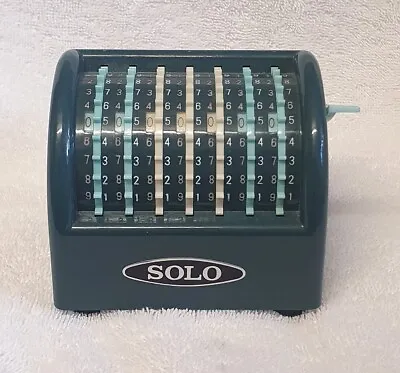 🔶️SOLO VINTAGE MECHANICAL HANDY CALCULATOR ADDING MACHINE MADE IN JAPAN 1960s • $71.03