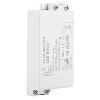 LED Power Transformer Driver Power Supply AC100-240V DC 12V SMD LED 12W/24W L... • $25.77