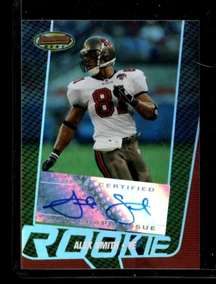 $6 • Buy Alex Smith (Bucs) 2005 Bowman's Best Rookie Autograph/999 Mint Or Better