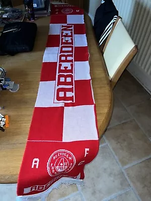 Aberdeen FC Xtra Large Scarf Brand New  2000mm Long By 350mm Wide • £5