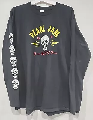 Pearl Jam 2018 World Tour Long Sleeve Concert Shirt (XXL) Gildan • $76.41