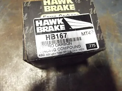 Brembo Nascar Brake Pads HAWK HB167 MT4 .775 Ferro Carbon Late Model ARCA Racing • $49.99