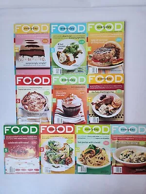 MARTHA STEWART Everyday Food Magazine Lot Of 10 Issues 2 - 11  Mini Cookbooks • $24.88