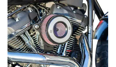 S&S Cycle Chrome Ring Air Stinger Cleaner Filter Harley 2001-17 Twin Cam EFI • $213.25