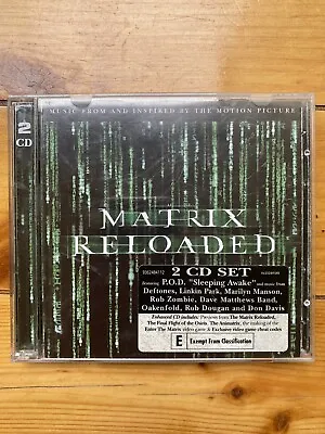 Matrix Reloaded: Music From & Inspired By Motion Picture [2CDs] (2003 Maverick) • $7.89