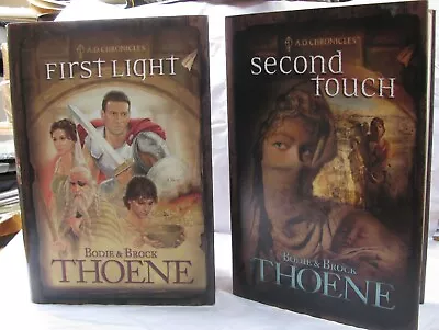 A. D. CHRONICLES: FIRST LIGHT AND SECOND TOUCH By Brodie And Brock Thoene • $12.95