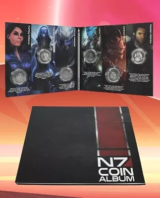 BioWare Officially Licensed Mass Effect N7 Crew Coin Album - 6 Coins #175 NEW • $64.99