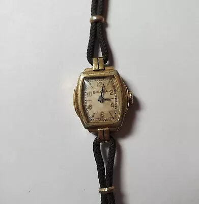 Vintage Bulova Women's Wristwatch 10k Rolled Gold Plate  • $20