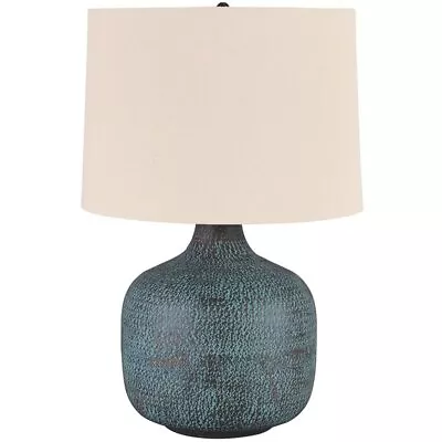 Bowery Hill Metal Table Lamp In Patina • $126.99