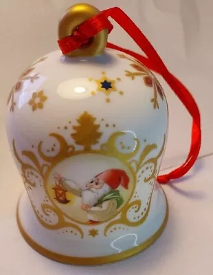 Villeroy & Boch 2015 Limited Edition Christmas Bell Ornament - No Box • $19.50