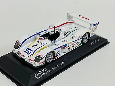1/43 Minichamps Audi R8 Champion Racing 2004 24 H Of Le Mans  Car #2  CS103 • $59.99