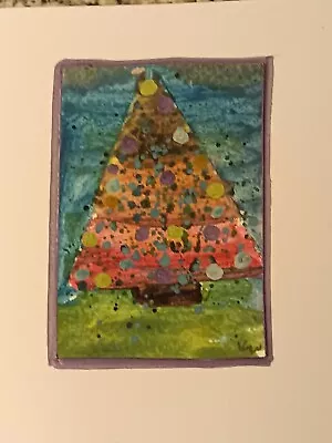 £2.50 • Buy Original Hand Painted Watercolour Christmas Card