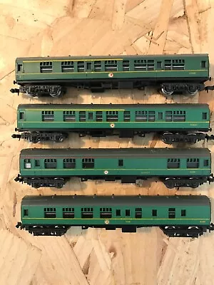 Lima N Gauge BR (SR) Mk1 Coaches In SR Green X4 • £20