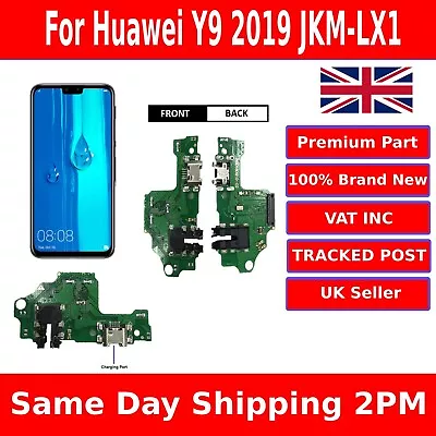 For Huawei Y9 2019 JKM-LX1 USB Replacement Charging Port Board Flex Connector • £5.49