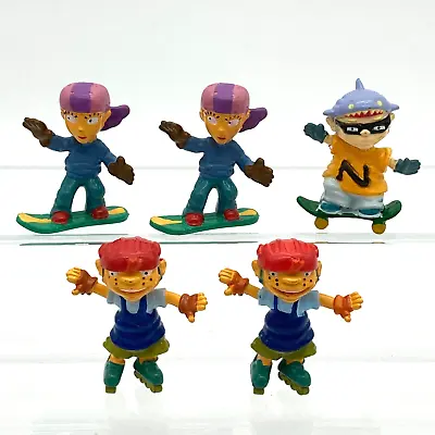 Vintage Lot Of 5 Viacom Rugrat Figurines Snowboard Skateboard Roller Blade 2003 • $17.21