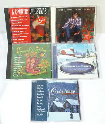 Country Music Christmas 50+ Song CD Lot - Randy Travis / Vince Gill / Amy Grant • $22.99