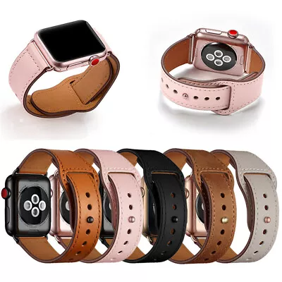 Fashion Leather Watch Band Soft Strap For Fitbit Versa / Versa 2 • $15.99