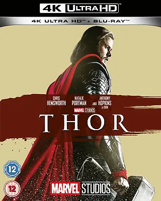Thor [4k Uhd+blu-ray] New & Sealed + Phase 1 Slipcover • £13.95