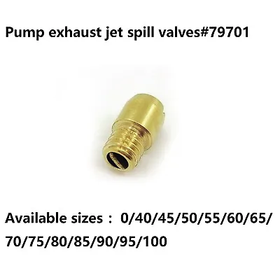 Pump Exhaust Jet Spill Valves For Weber  IDA DCOE Sizes  0 - 40-100 • $9.95