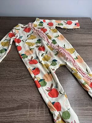 Mud Pie Sleeper Apples And Pears Fruit Size 3-6m • $9.99