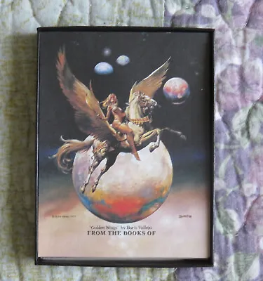 Vintage Box Of 50 GOLDEN WINGS By Boris Vallejo BOOKPLATES • $10