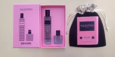 Valentino Donna Born In Roma Travel Spray+Miniature EDP Perfume Gift Set ➕️ GWP  • $64.99