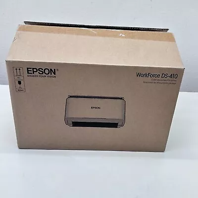 Epson Workforce DS-410 Duplex Color Document Scanner 26ppm 600dpi-OPEN BOX • $184.99