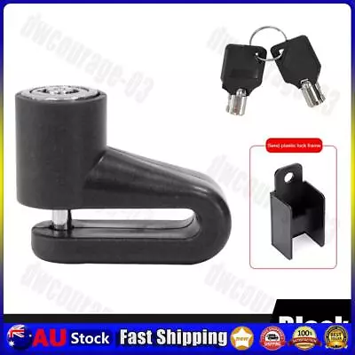 Electric Scooter Disc Brake Lock Anti Theft With Lock Frame For M365 (Black) • $8.87