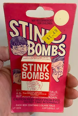Vintage Stink Bombs Novelty NOS Sealed Toys Collectible Rare • $39.90