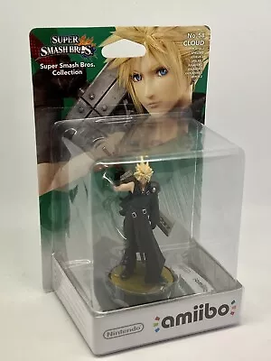 $129 • Buy Amiibo: Cloud - Super Smash Bros - No. 58 Player 2 P2 ALT PAL NEW SEALED Japan