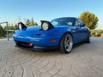 Aglimited Mazda Miata 90-97 BSK POLYURETHANE ADD-ON FRONT LIP SPOILER AIRDAM • $200