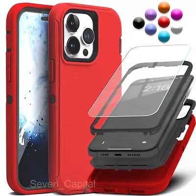 Shockproof Heavy Duty Case For IPhone 15 14 Plus 13 12 11 Pro Max Rugged Cover • $9.45