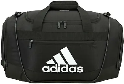 Adidas Defender Iv Small Duffel Gym Bag Jersey Black White Nwt $40 • $35.95