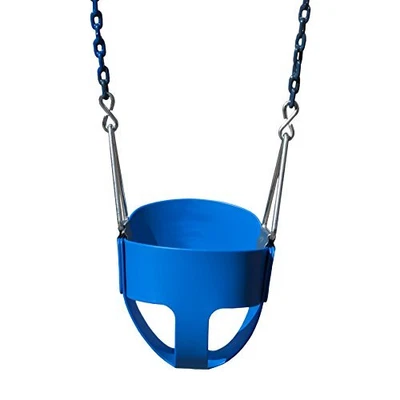 $93.07 • Buy 04-0008-B/B Full Bucket Toddler Swing, Blue Bucket, Blue 60  Plastic Coated C...