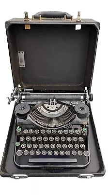 Vintage Underwood Elliott Fisher Co. Black Portable Typewriter • $99.99