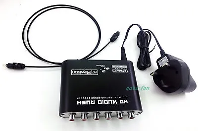 For SPDIF/Coaxial Digital DTS/AC3 5.1/2.1CH To Analog Audio Decoder Converter • £23.72