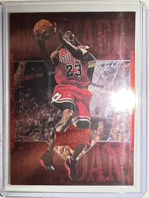 1999 UD Athlete Of The Century Ruby Foil # 38  Michael Jordan  • $17