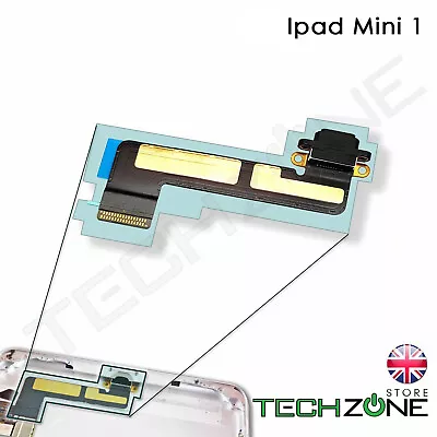 For IPad Mini 1 A1432 A1454 A1455 Charging Port Connector Dock Flex Cable Black • £2.99