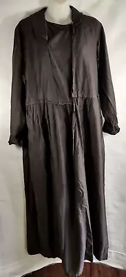 Vtg Antique 1890's - 1900's Women's Long Sleeve Black Dress ~Needs Repair~ SZ ? • $79.99