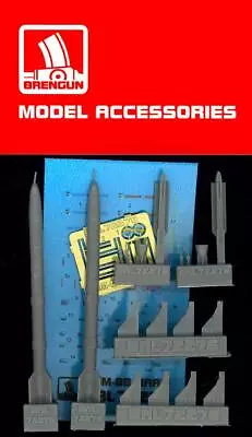 Brengun Models 1/72 U.S. AGM-88 HARM MISSILE Resin & Photo Etch Set • $11.50