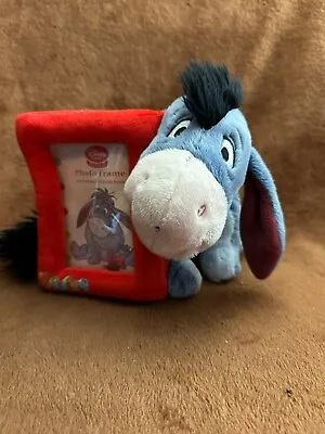 Disney Store Stamped Eeyore Soft Toy Plush With Photoframe • £9.99