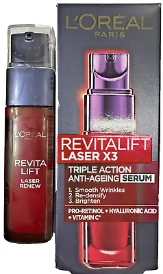 L’Oreal Paris Revitalift Laser X3 Triple Action Anti-Ageing Serum 30ml Vitamin C • £13.99