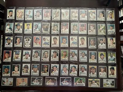 1952 Topps Baseball Vintage Card Lot 65 Total Cards! • $800